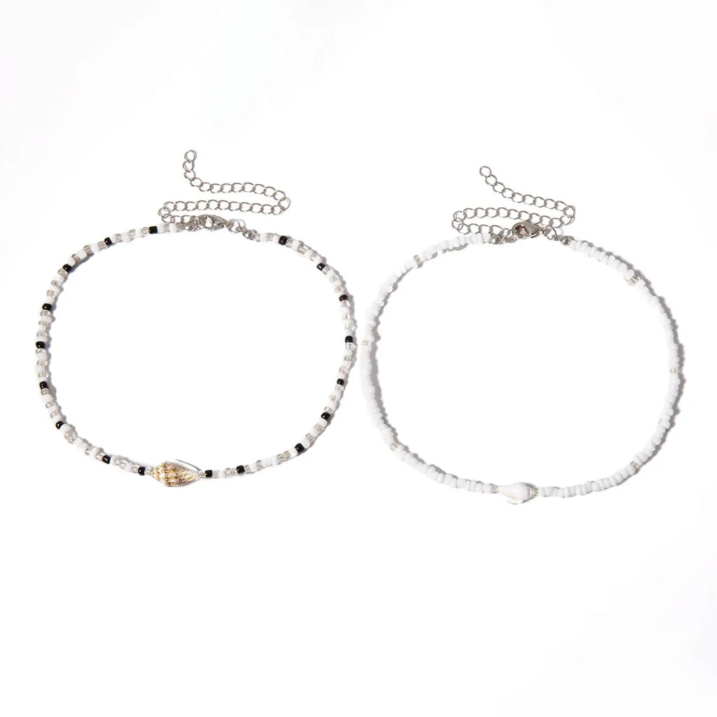 Boho Muschel Choker Halskette für Frauen Sommer Kpop Y2K Schmuck Accessoires