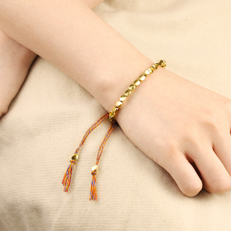 Chavri tibetisches Kupferperlen-Heilungsglücksarmband