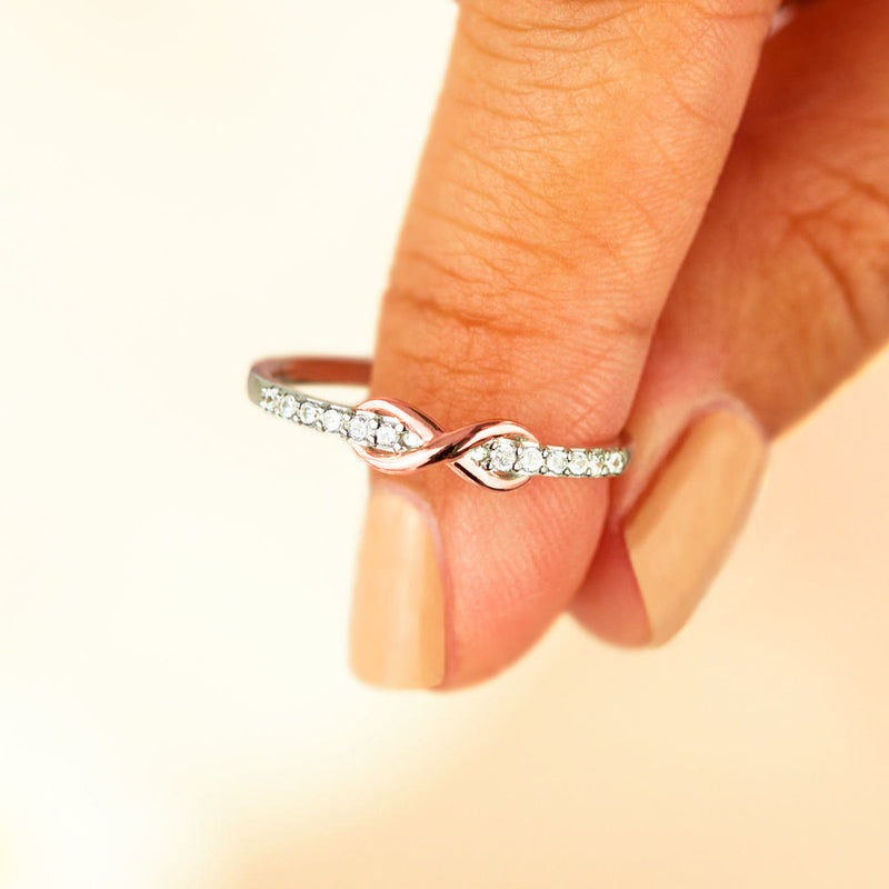 Endlose Liebe Infinity Love Ring Ring