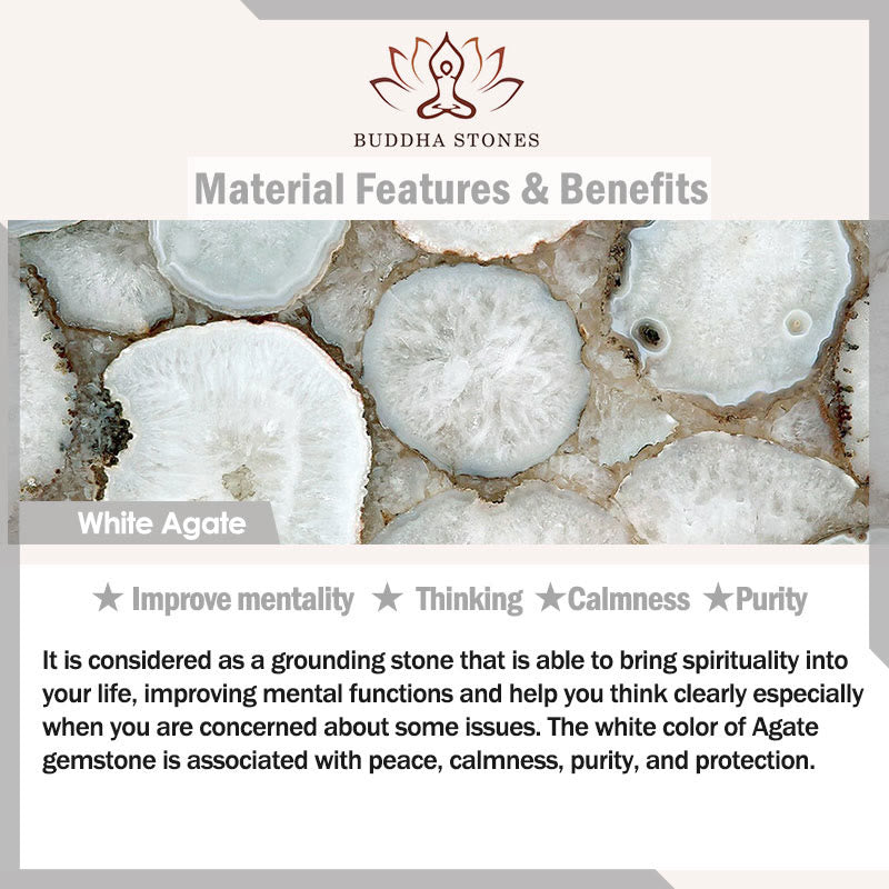 Chavri Naturstein-Quarz-Heilperlen-Armband