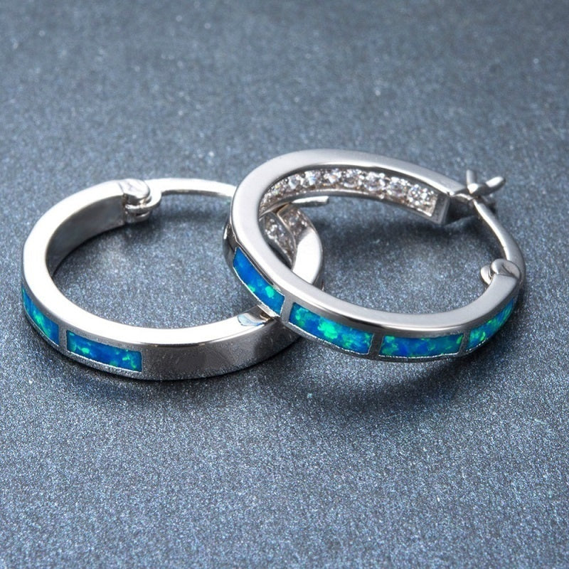 Kreative Runde Farbohrringe