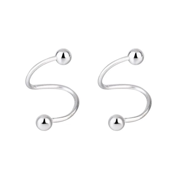 Edelstahl Spiral Twisted Lippenring Zungenpiercing Herz Stern Ohrknorpel Helix Piercing Ohrstecker Schmuck Geschenke