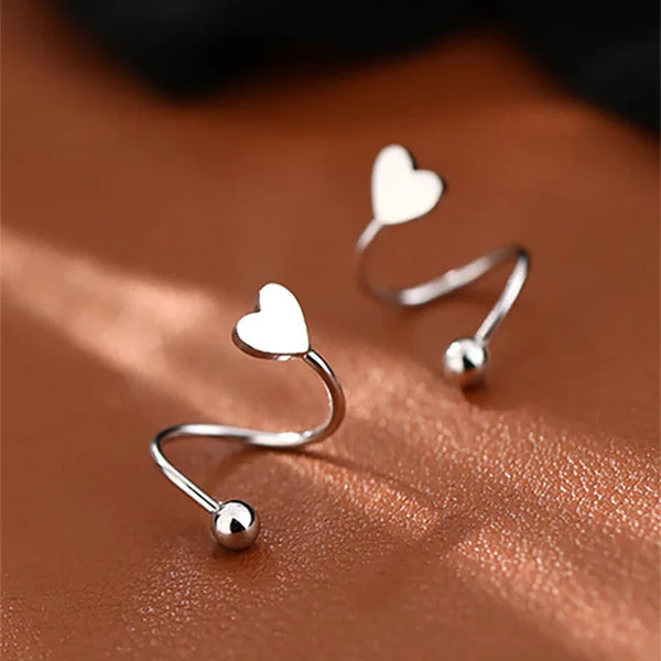 Edelstahl Spirale Lippenring Piercing Ohrknorpel Helix Piercing Ohrring Schmuck Geschenke