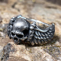 925 Sterling Silberschädel Ring Ring