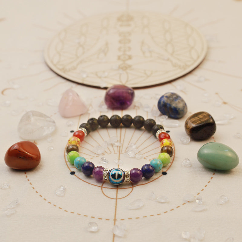 Chakra Zwölf Zodiac -Armband