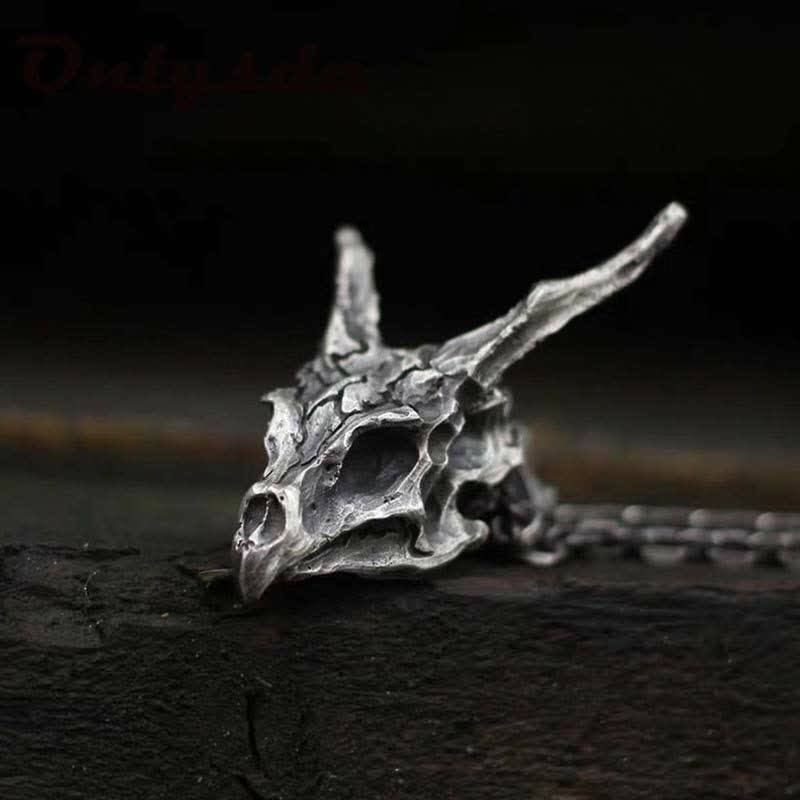 Frei Heute Dragon Spirit Draconic Skeleton Halskette
