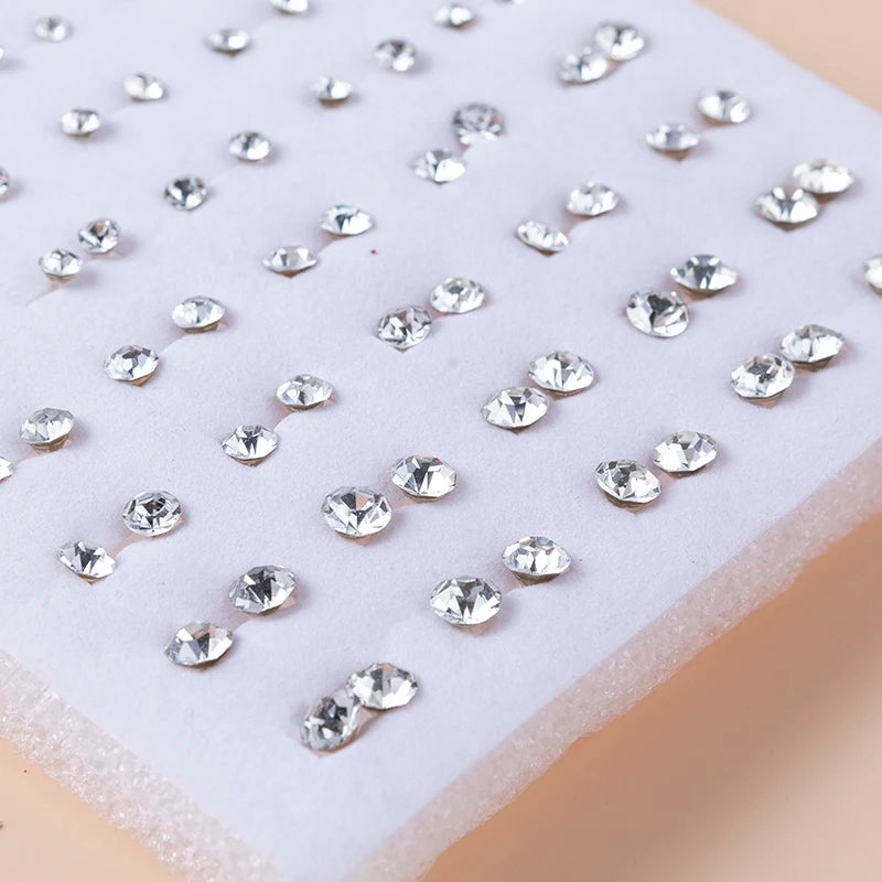 Kristall Ohrstecker Set für Damen - 36 Paare in Silberfarbe - Schmuckset für Mädchen - Partygeschenke