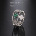 Kreativer Vier Blattklee Lucky Ring