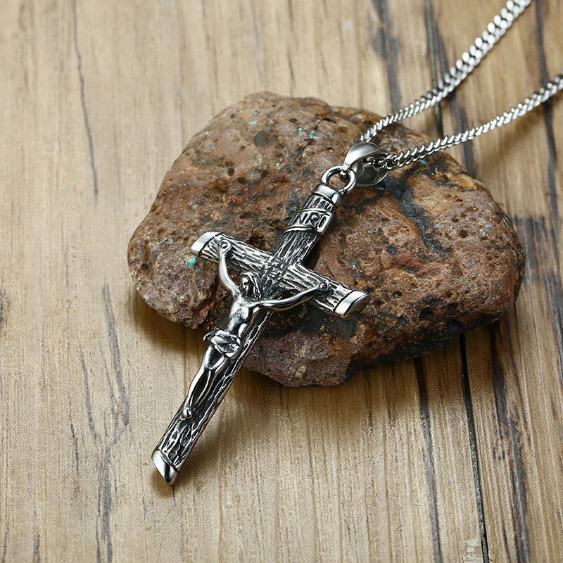 Glaubensmächte Menschen Jesus Überqueren Halskette