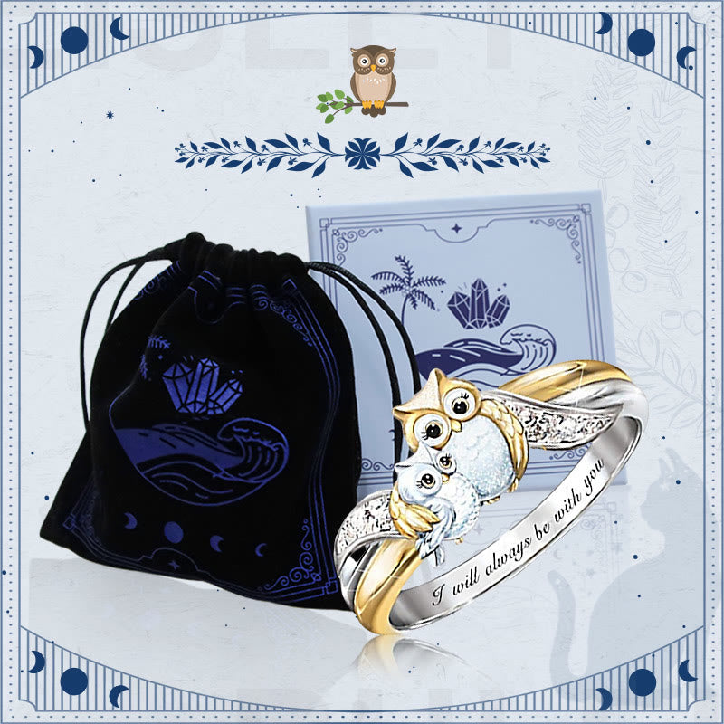 Ich Werde Immer Bei Dir Sein, Eulenmutter Und Tochter Halskette