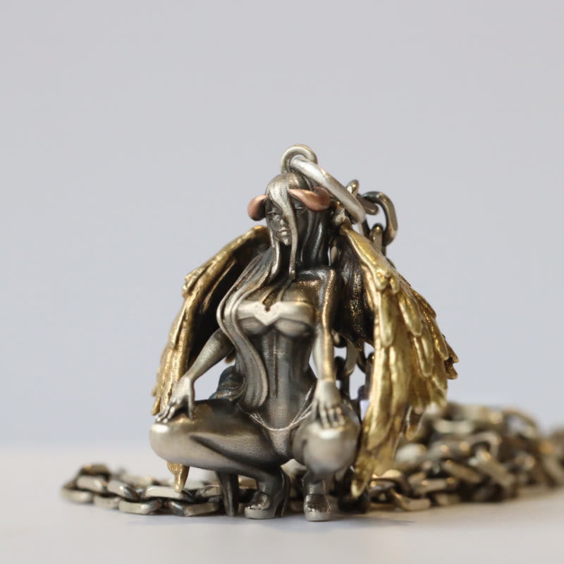 Teufel Angel Wings Halskette