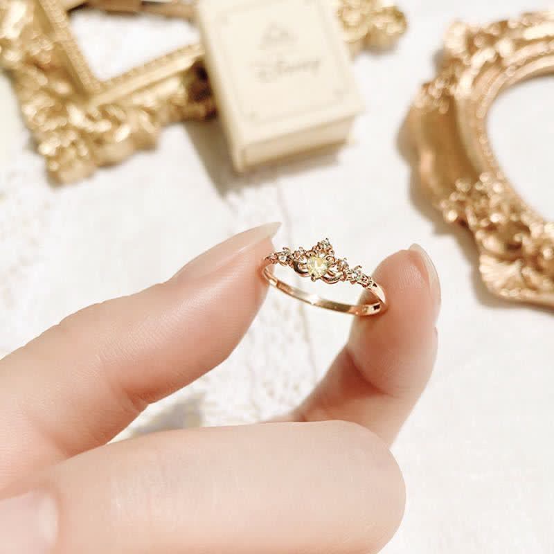 Farbenfroher Zirkonprinzessin Ring