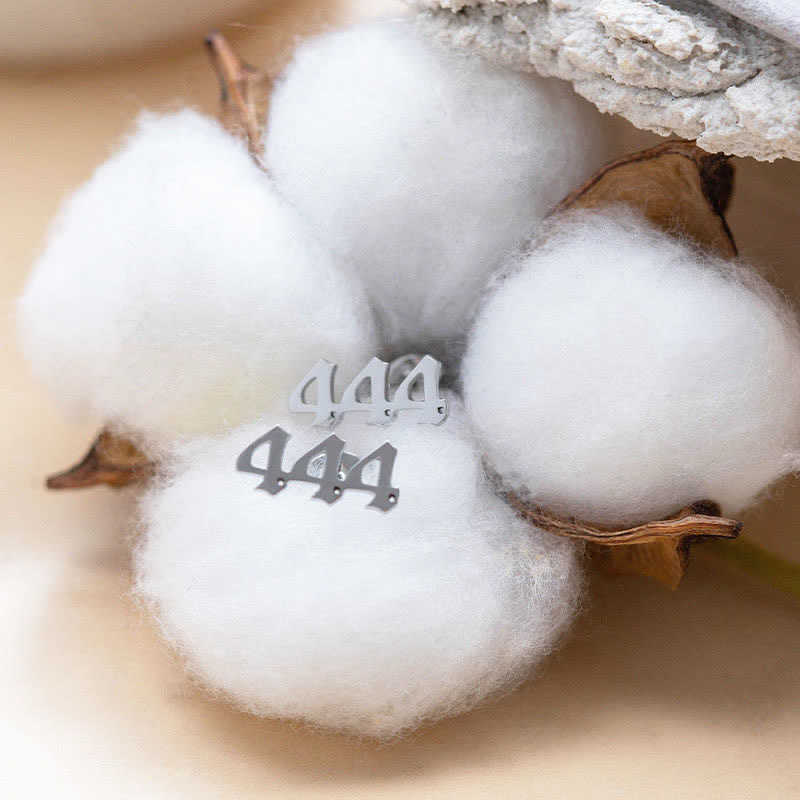 Engelszahl Minimalistische Ohrringe