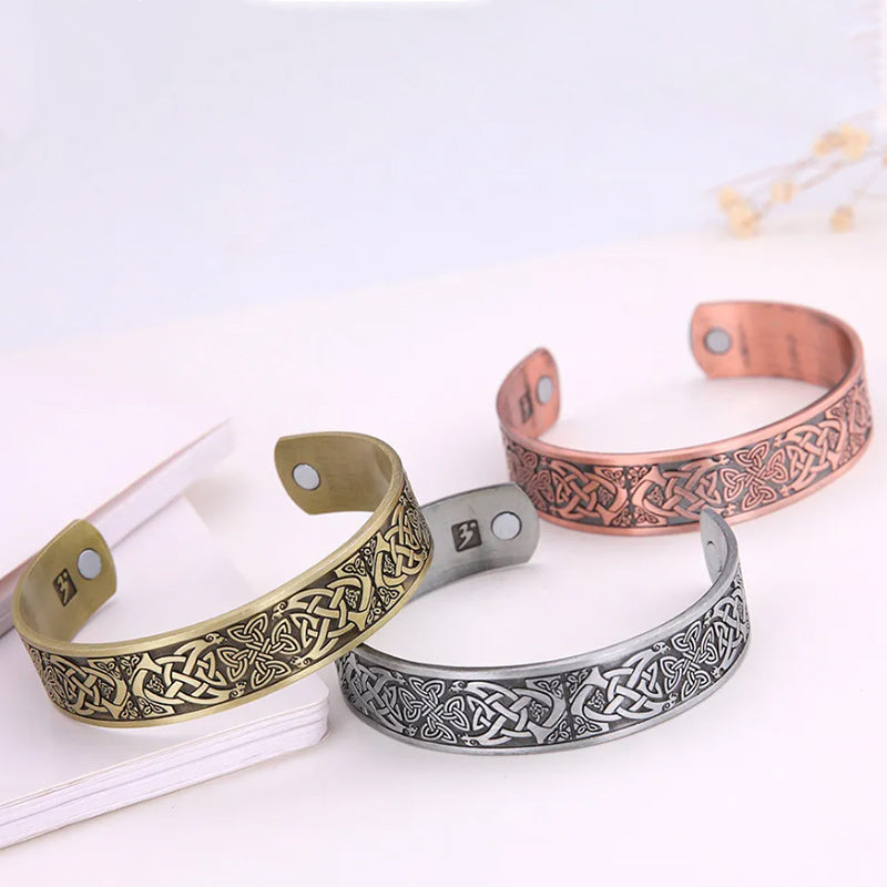 Keltische Irische Dreifaltigkeitsknoten Einstellbare Magnetische Armbänder