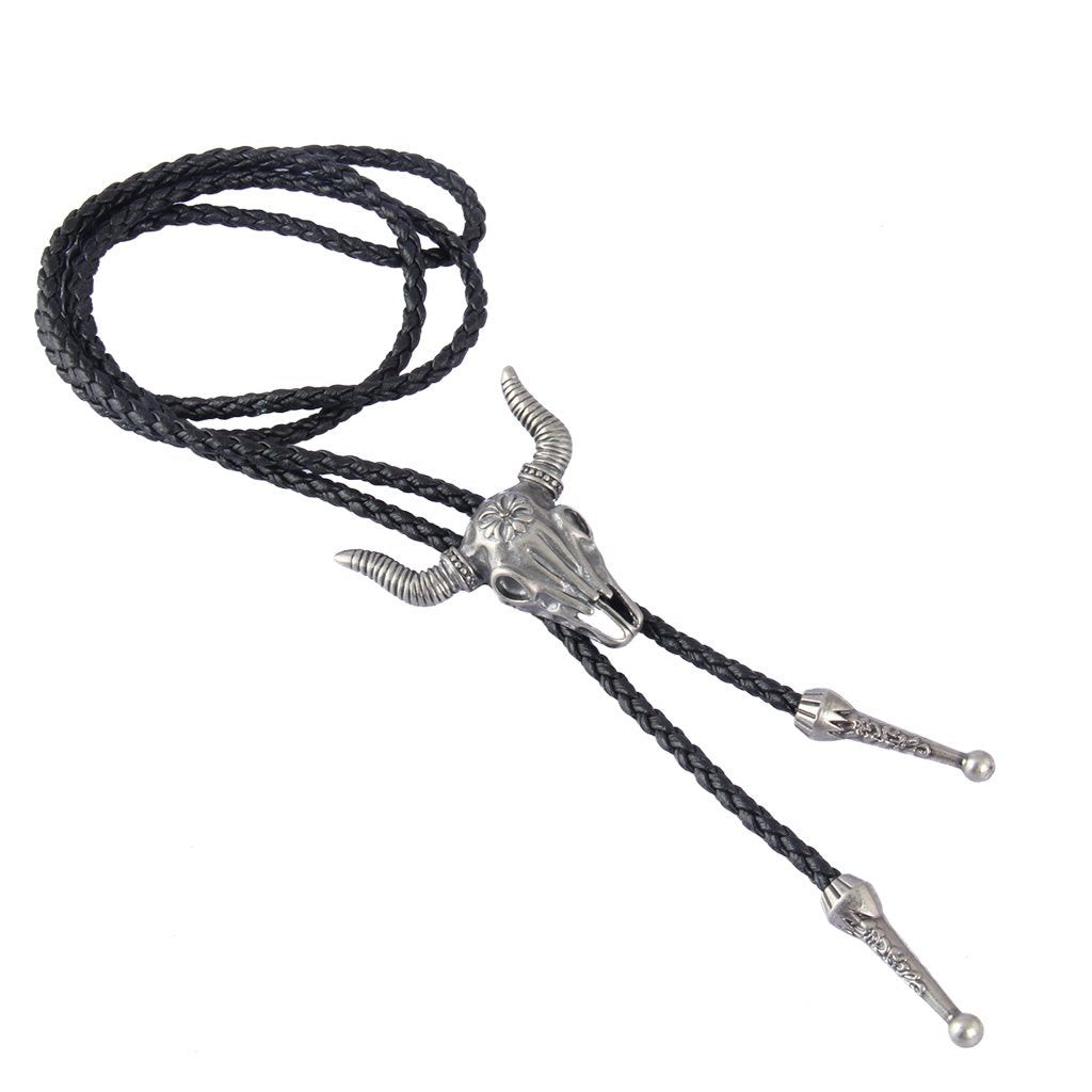 Cowboy Leder Krawatte Western Halskette