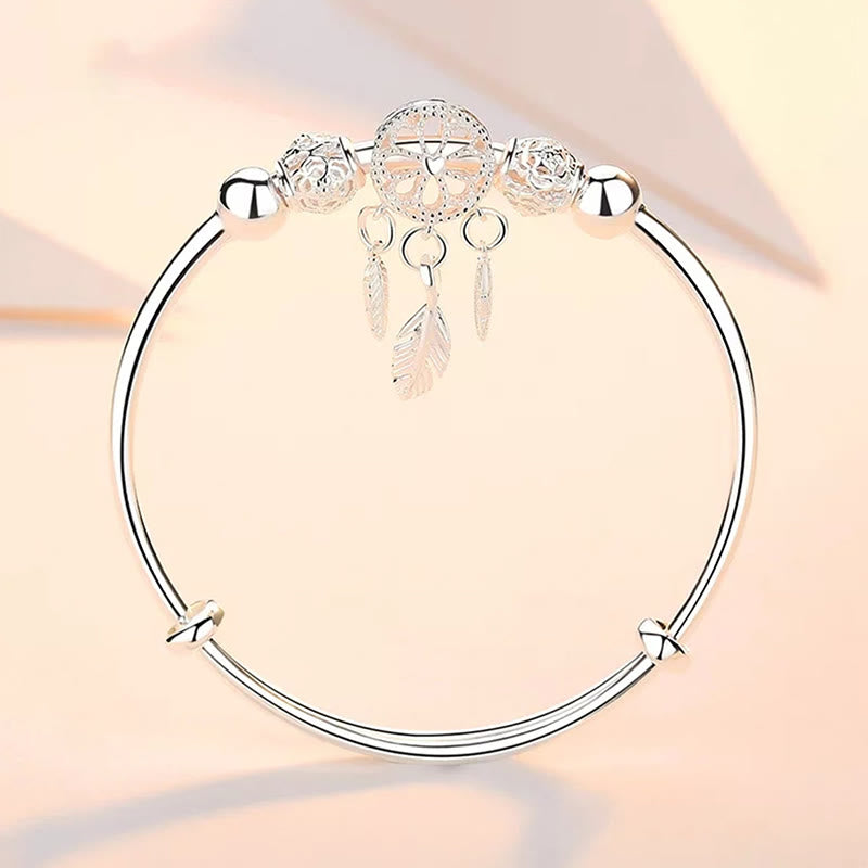 Traumfänger -Federarmband