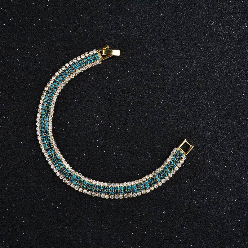 Exquisite Luxus Römische Modekristallarmband