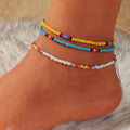 Bohemian Strandknöchelarmband | Fußschmuck Knöchelarmband | Knöchelarmbänder für Frauen