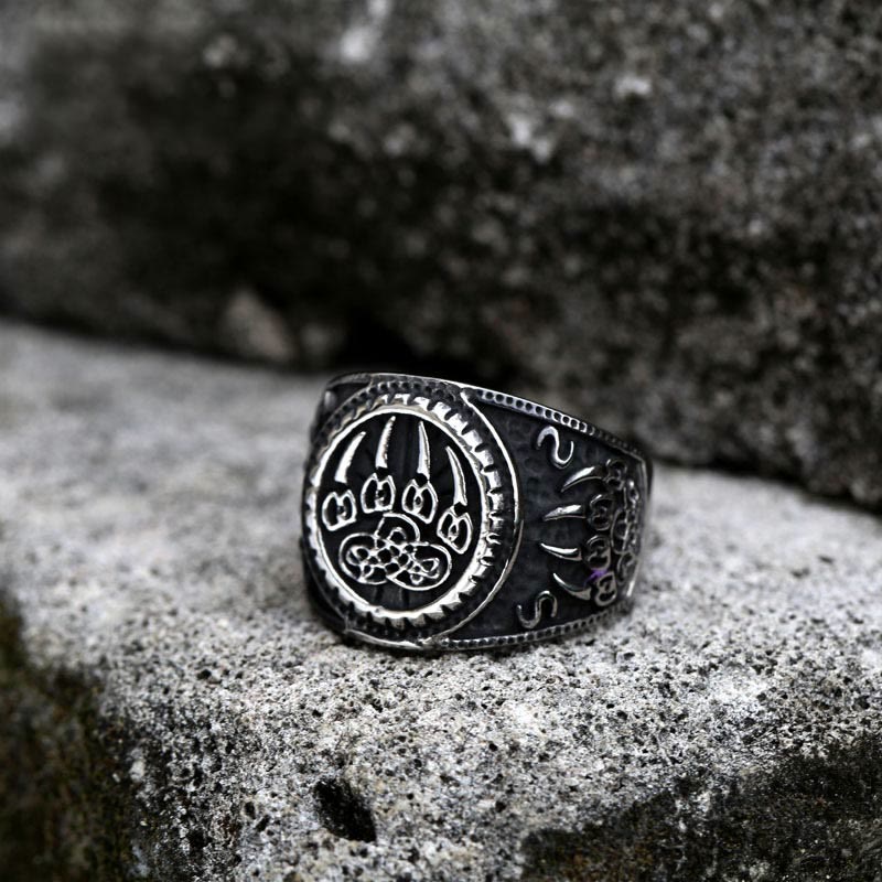 Berserkers Pfoten Signet Ring