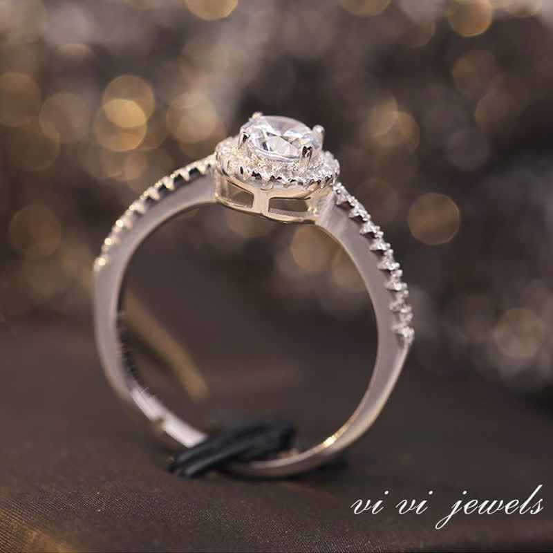 Wahre Liebe Ist Unschätzbares Zirkonia -Hochzeitspaarer Ring -Set