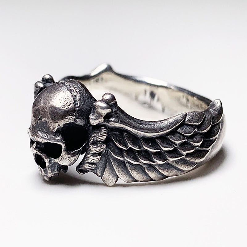 925 Sterling Silberschädel Ring Ring