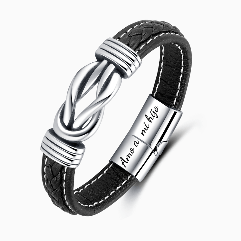 Mutter Und Sohn United Forever Flouged Lederarmband