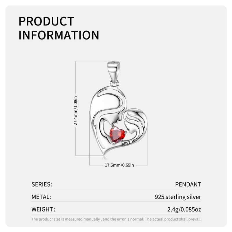Beste Mutter Frauen Herzgeburten Halskette