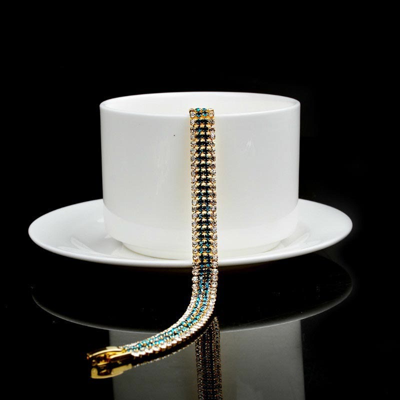 Exquisite Luxus Römische Modekristallarmband