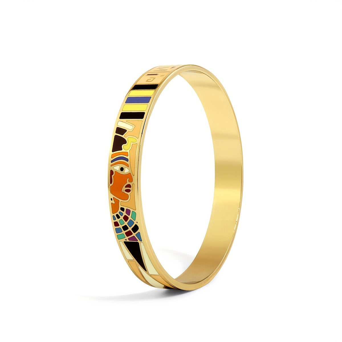 Isabeau 14K Gold Plattiert Ägyptischer Armreif