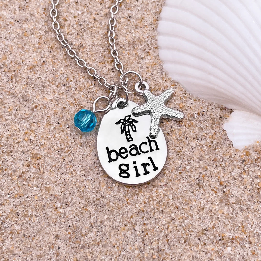 Seaside Bliss Beach Girl Halskette
