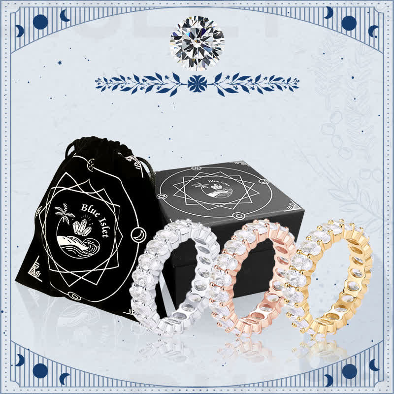 Goldplattierte Ringe Ovaler Kubikzirkonia Liebesring