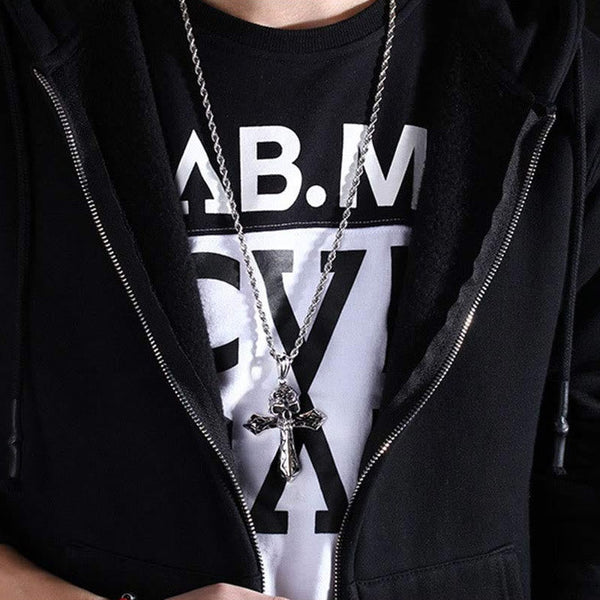 Retro -Kreuzkette Von Kraftmännern