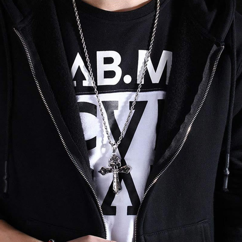 Retro -Kreuzkette Von Kraftmännern