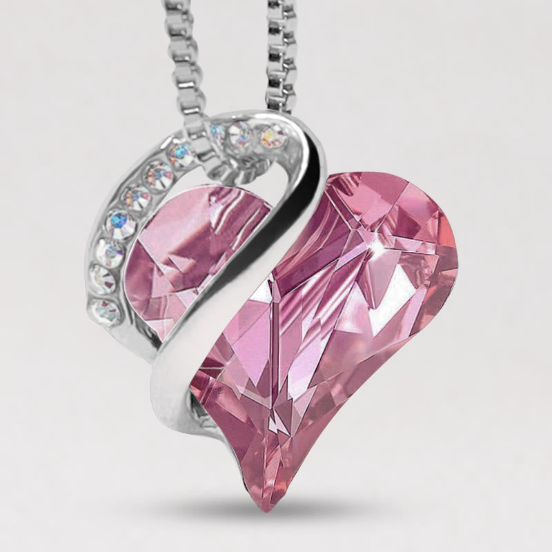 Chavri Liebesherz-Halskettenanhänger mit Geburtsstein und heilender Energie