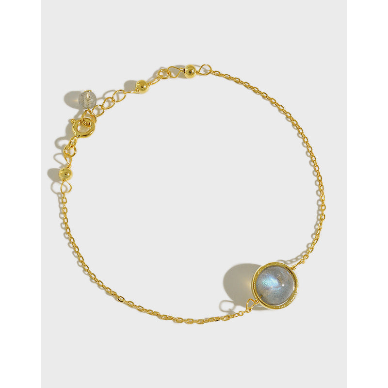 De La Luna Aquamarin-Armband