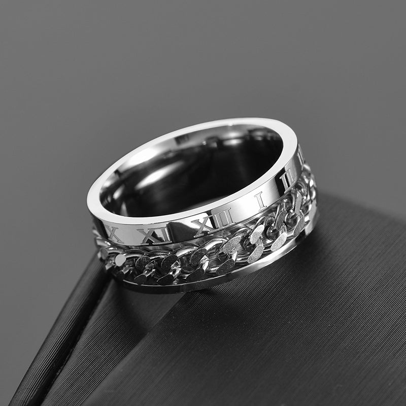 Römische Zahlen-Spinnerringe