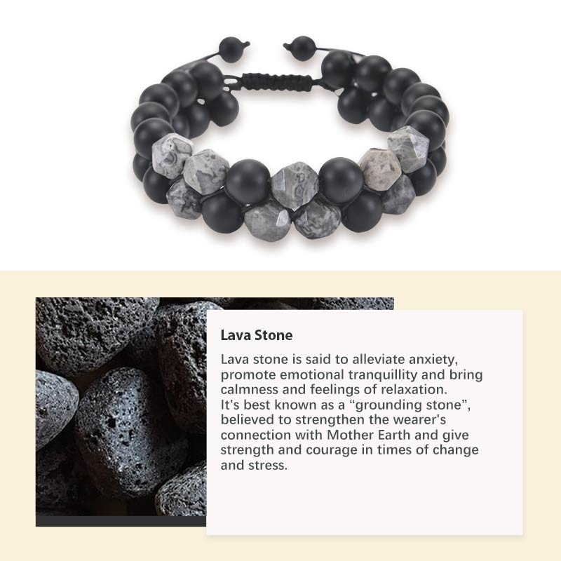 Schwarzer Onyx Evil Eye Protection Armband