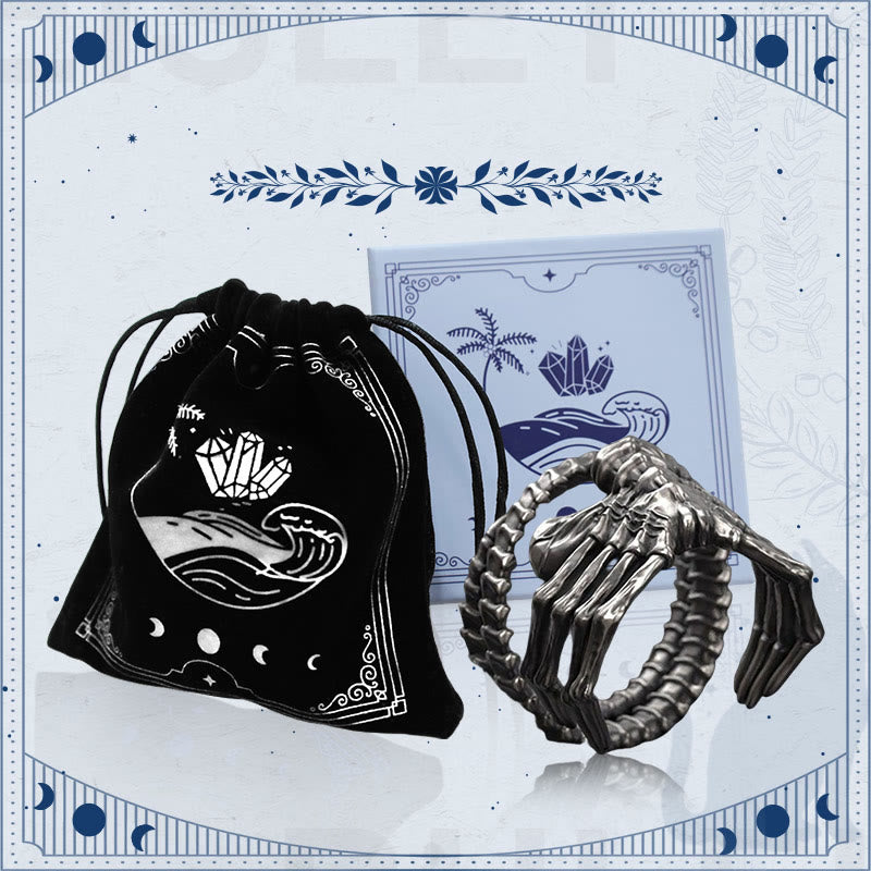 Frei Heute Prometheus Facehugger Schädel Ring