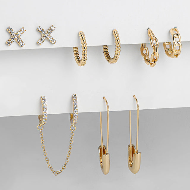 Herz Zirkon | Retro Kubik Zirkonia Herz Ohrringe