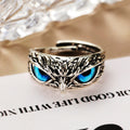 Mode-Charme-Vintage-Eulen-Ring