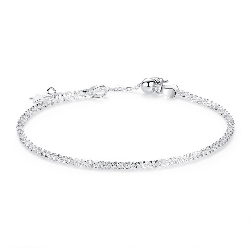Neues glänzendes Babysbreath-Armband aus 925er Sterlingsilber