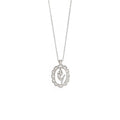 Halskette aus 925er-Sterlingsilber mit Tulpen-Blume für Damen