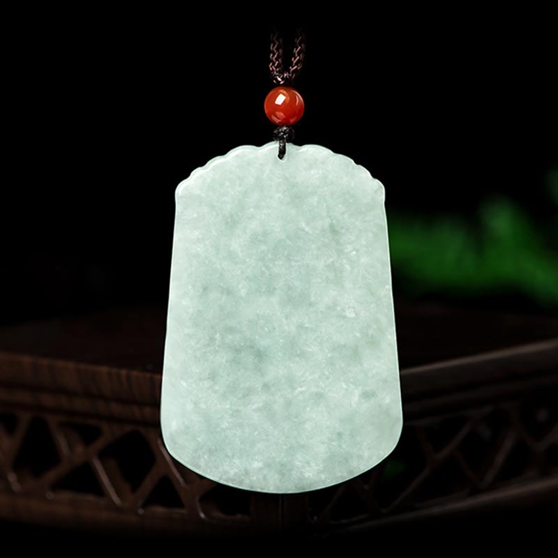 Chavri natürliche Jade 12 chinesische Sternzeichen Fülle Amulett Anhänger Halskette