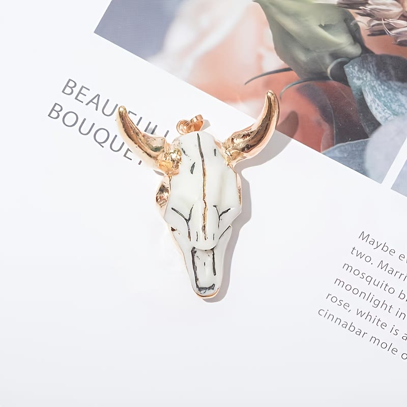 Frei Heute Männer Modelle Bullenkopf Anhänger Halskette