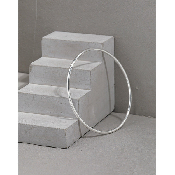 Minimalistischer 2,2-mm-Armreif aus S990-Sterlingsilber