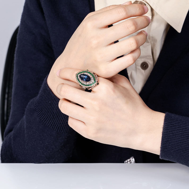 Antike Vergoldete Vintage -Ring