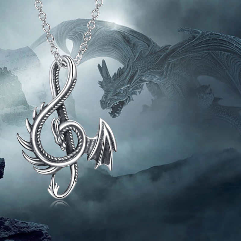 Sei Immer Du Selbst Männer Dragon Halskette