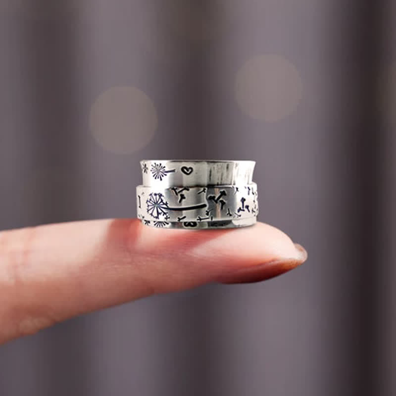 Löwenzahnspinner Ring I M Genug Genau Wie Ich Bin