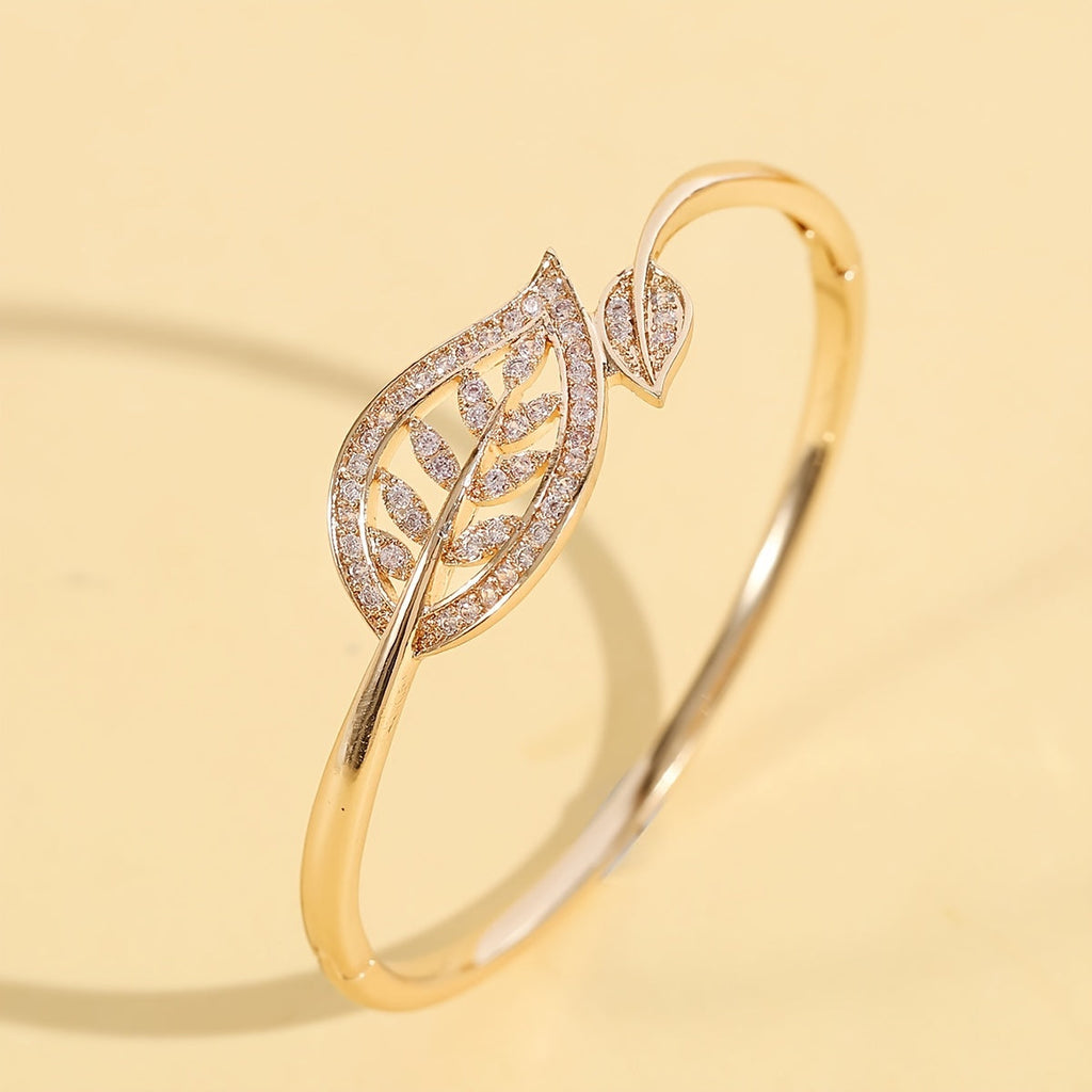 Juliette 14K Gold Plattiert Blattarmarm