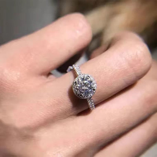 Wahre Liebe Ist Unschätzbares Zirkonia -Hochzeitspaarer Ring -Set